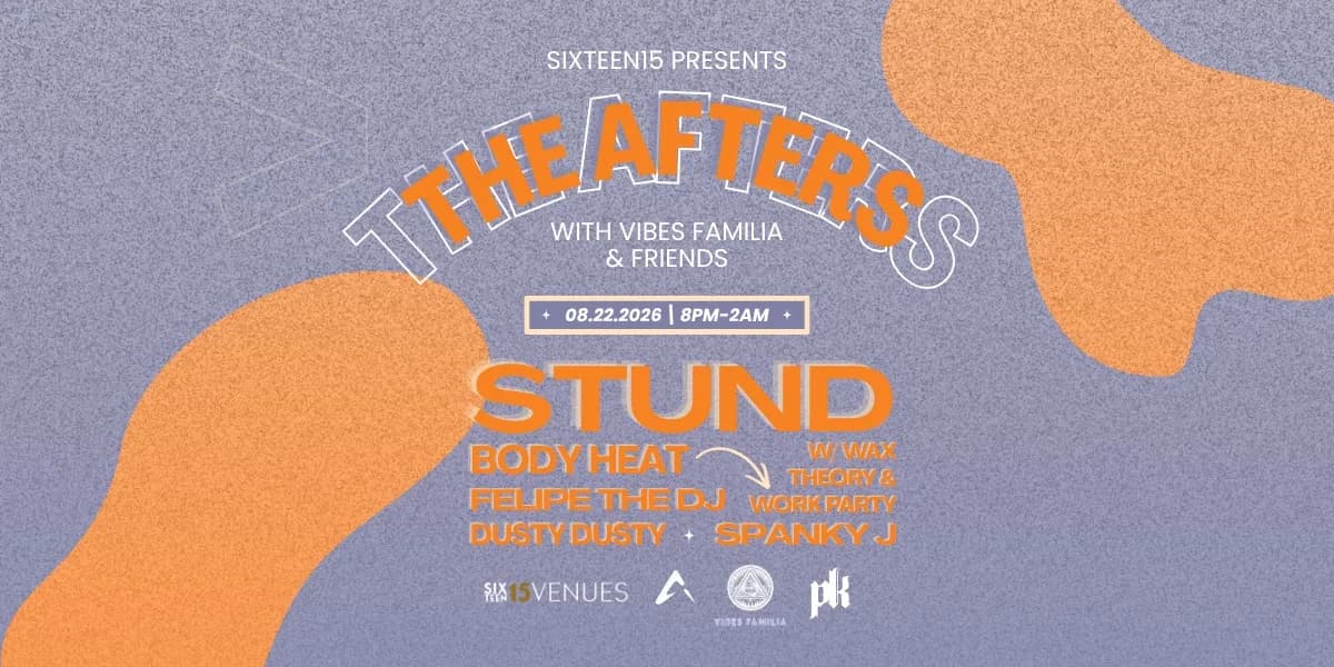 The Afters event poster