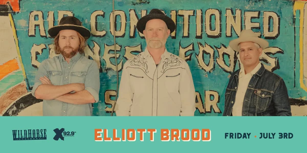 Elliott Brood event poster