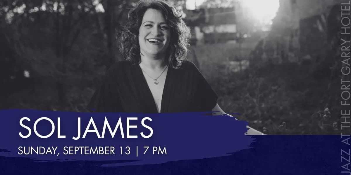 Sol James event poster