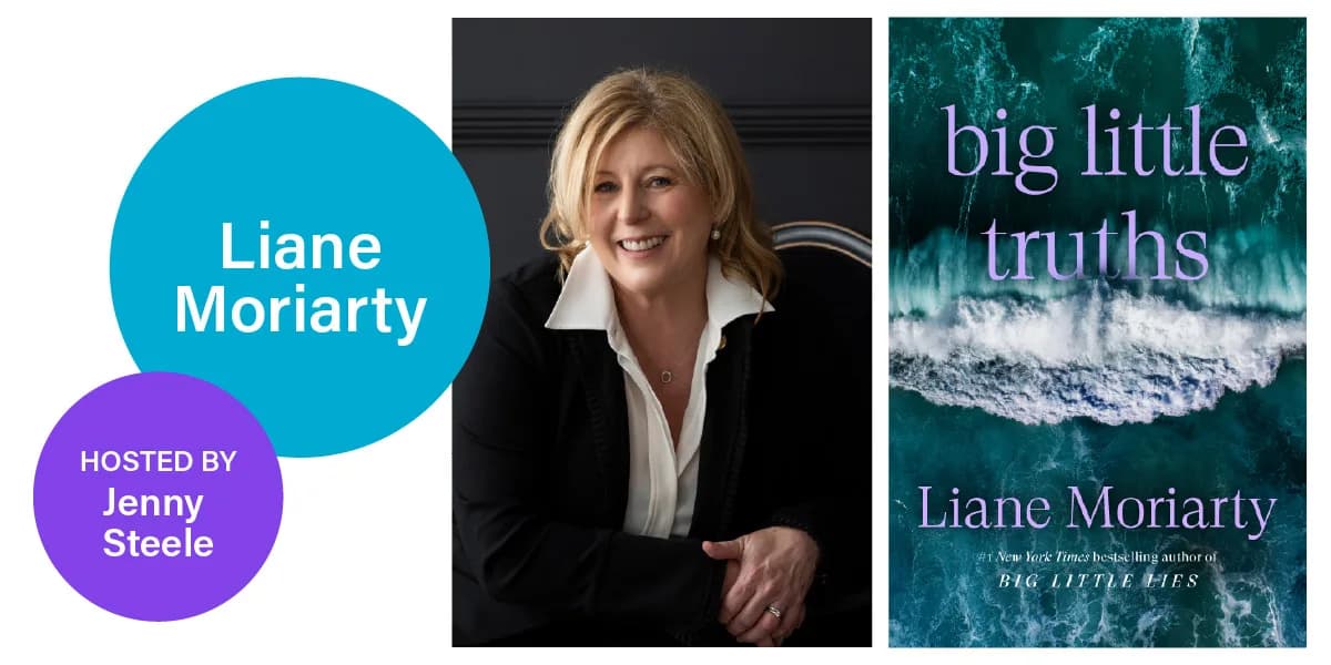 Wordfest presents Liane Moriarty event poster