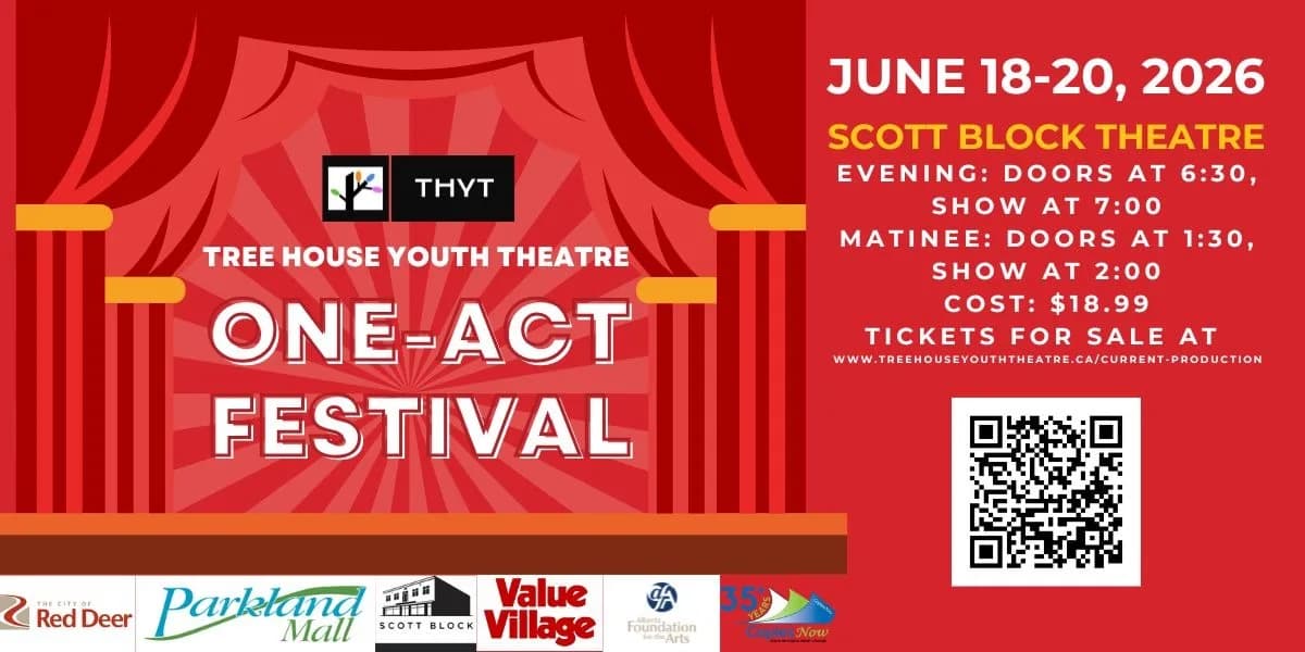 Tree House One-Act Festival event poster