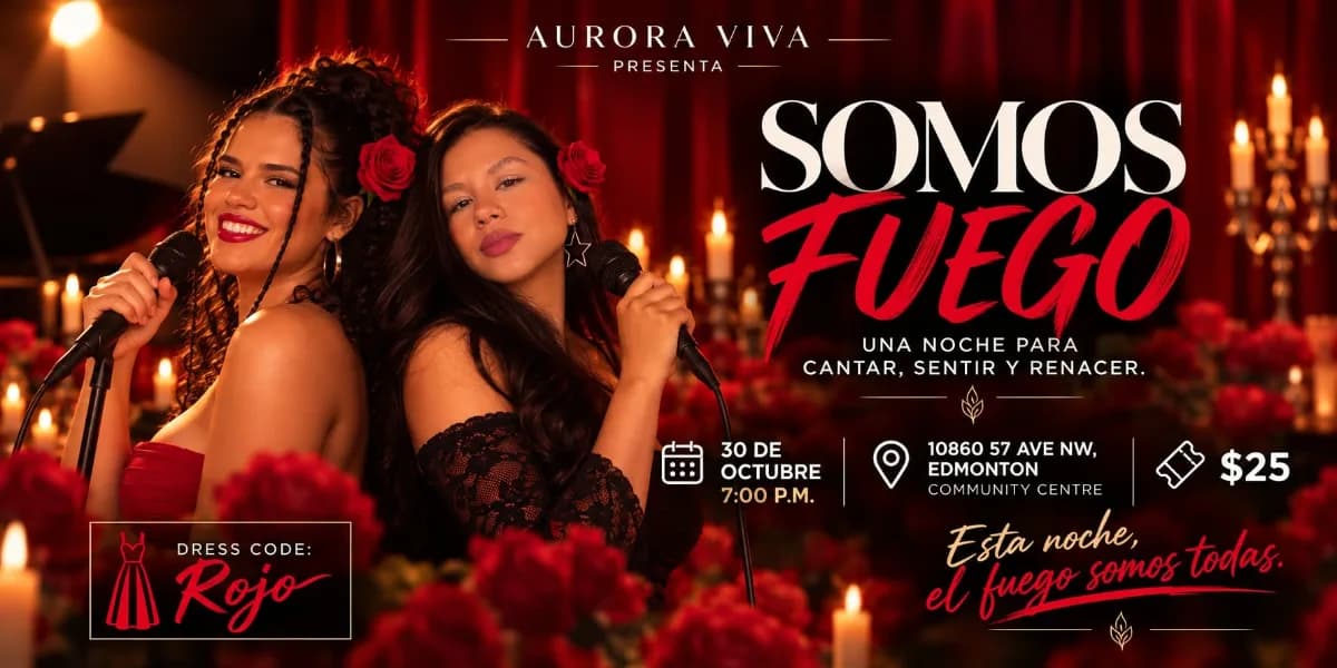 Somos Fuego event poster
