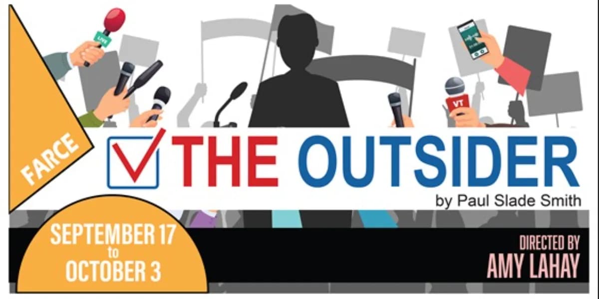 The Outsider event poster