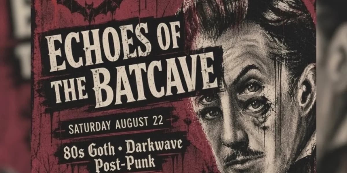 Obsidian After Dark: Echoes of the Batcave event poster