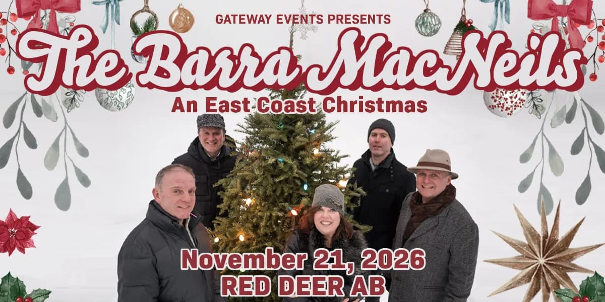 The Barra MacNeils: An East Coast Christmas event poster