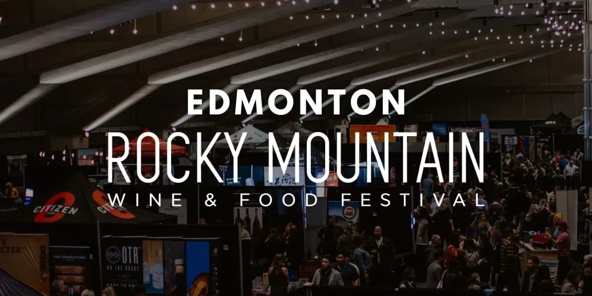Edmonton Rocky Mountain Wine & Food Festival 2026 event poster