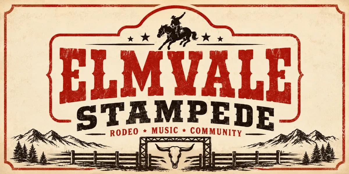 Elmvale Stampede event poster