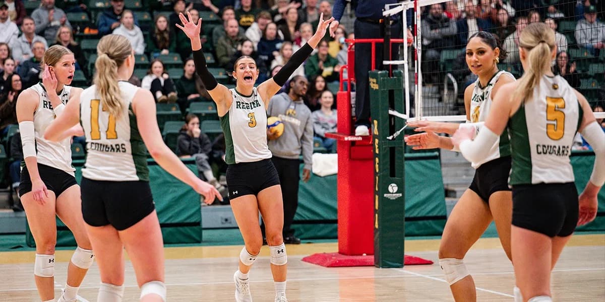 University of Regina Women's Volleyball 2026-27 event poster