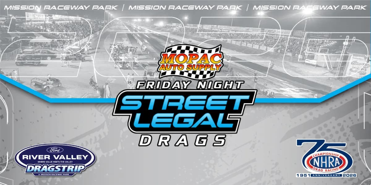 Mopac Auto Supply Friday Night Street Legal #12 event poster