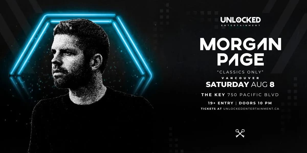 Morgan Page event poster