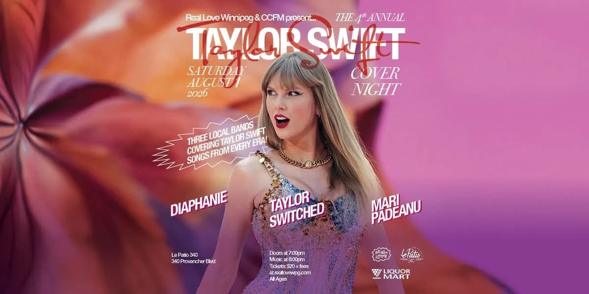 Taylor Swift Cover Night w/ Diaphanie, Taylor Switched and Mari Padeanu! event poster