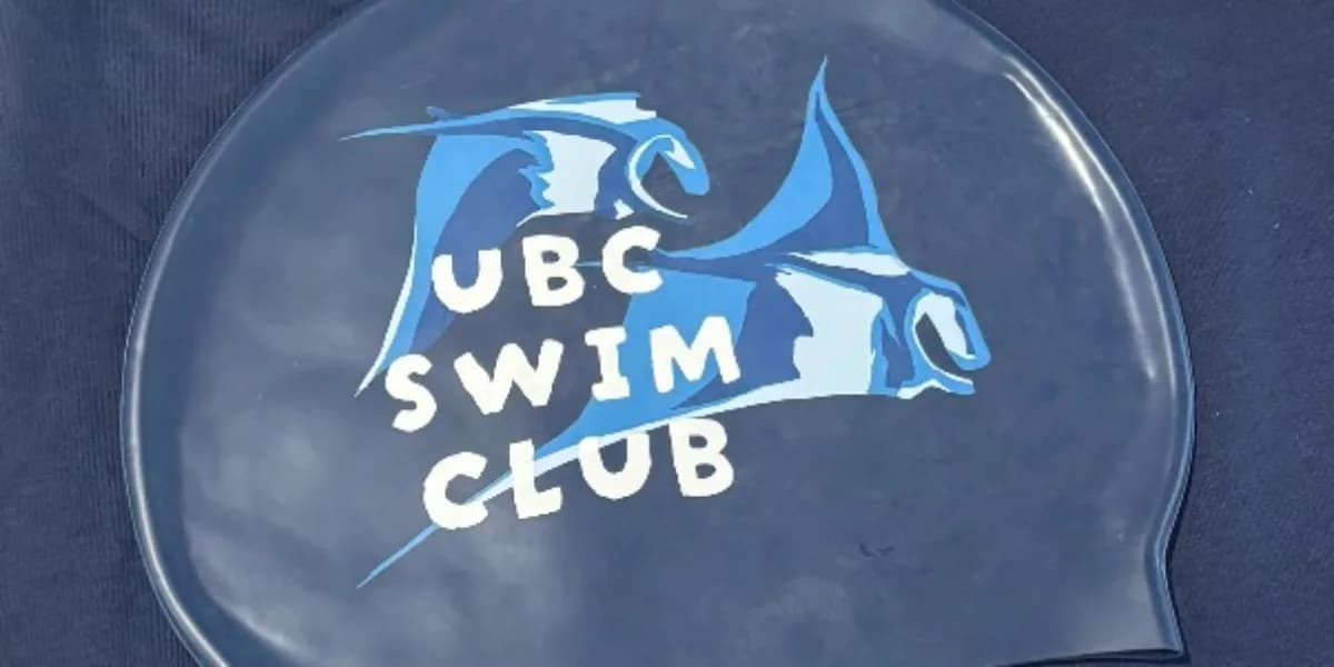 UBC Swim Club Swim Cap event poster