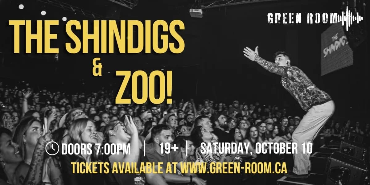 THE SHINDIGS & ZOO! | 19+ event poster