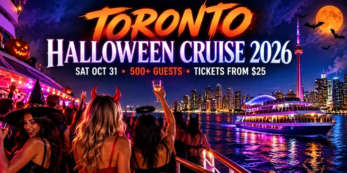 TORONTO HALLOWEEN CRUISE 2026 | FLOATING PARTY event poster