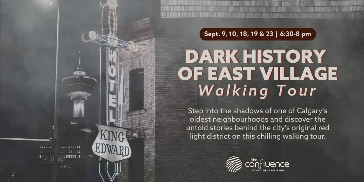 Dark History of East Village Walking Tour event poster
