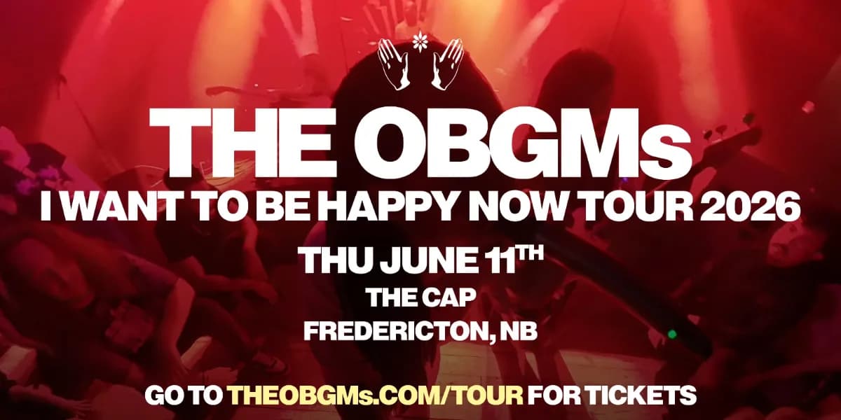 The OBGMs with The Merci-Buckets + Last Words event poster