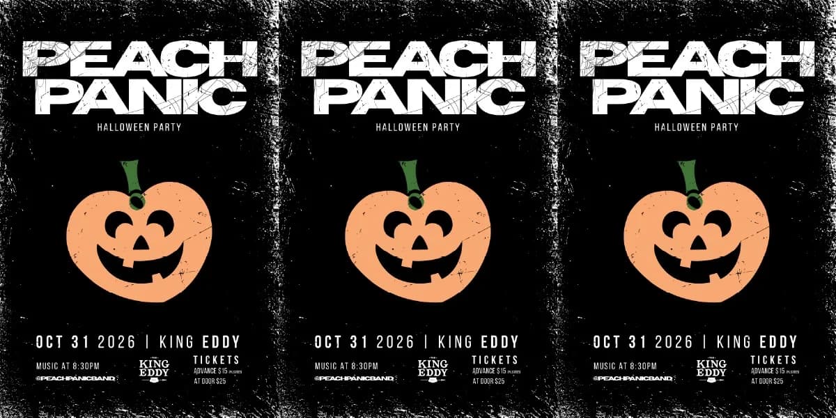 Peach Panic — Halloween Show event poster