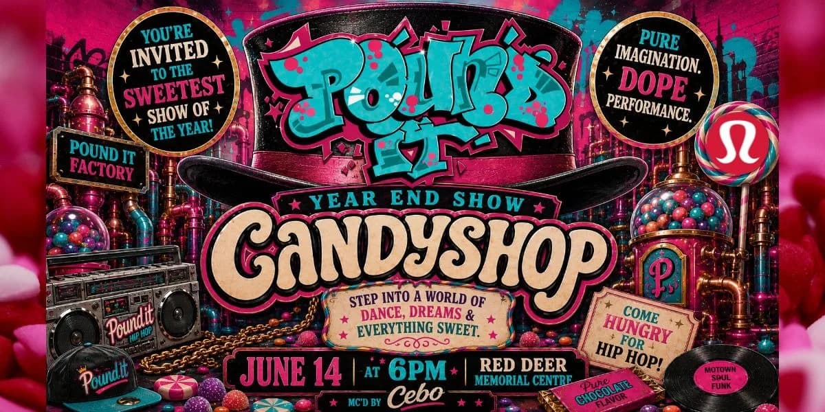 Pound It Studio's presents - Candyshop Year End Show event poster