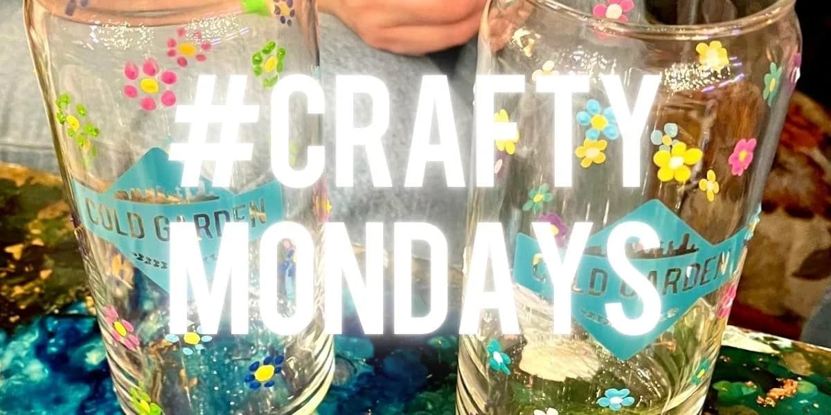 Crafty Mondays: Pint Painting event poster