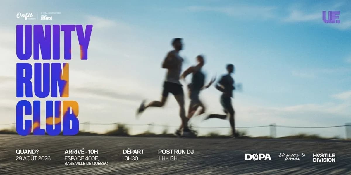 UNITY RUN CLUB - Onfit event poster