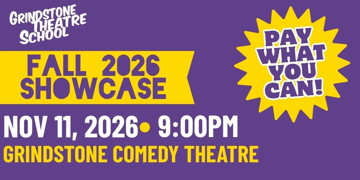 Improv 101 Showcase event poster