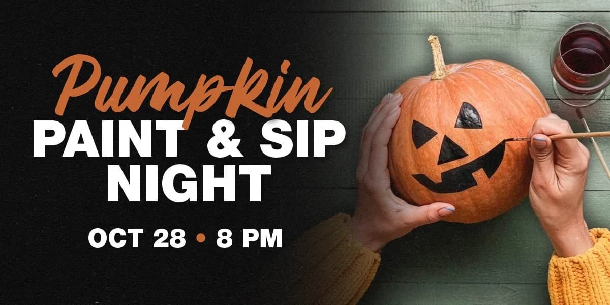 Pumpkin Paint & Sip @ GRETA YYC event poster