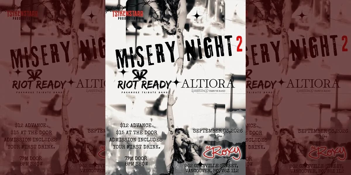 RIOT READY / ALTIORA event poster