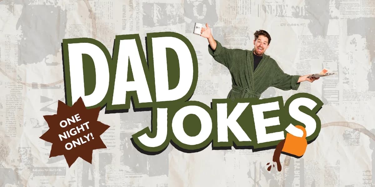 Dad Jokes event poster