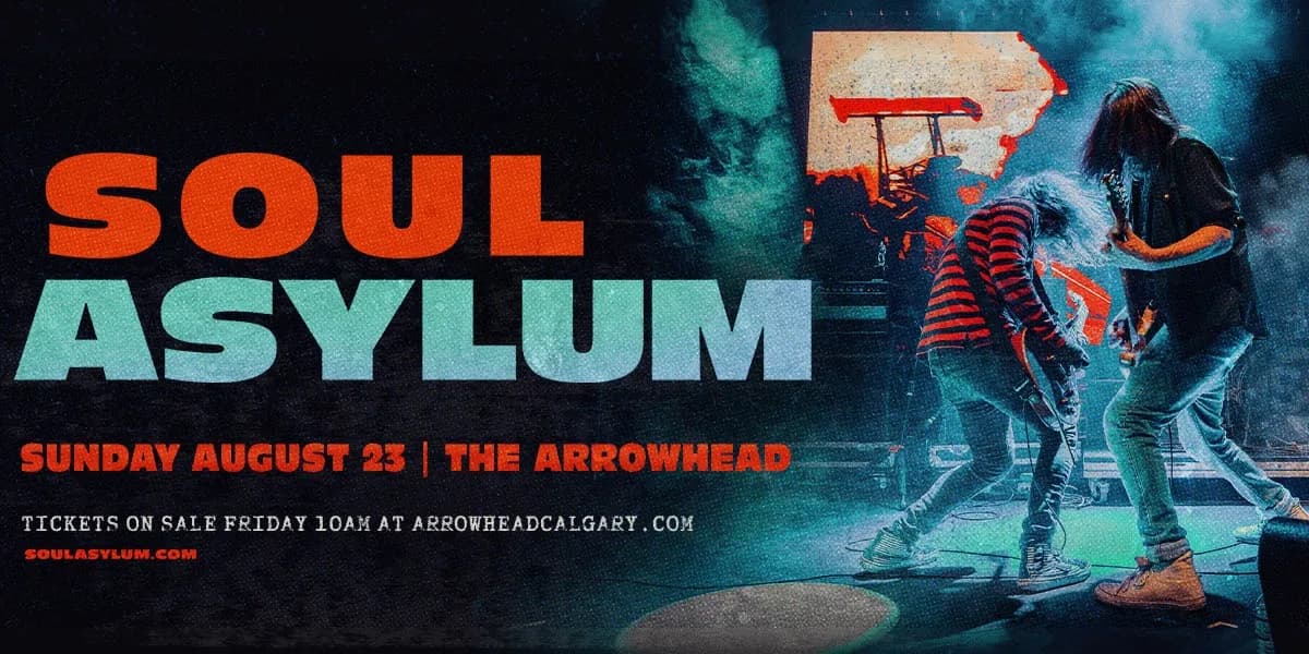 Soul Asylum Live In Concert - With Special Guests: Shoot The Lights Out - Calgary event poster