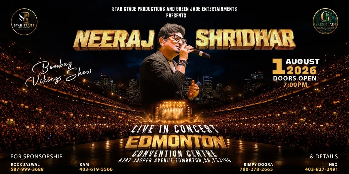 BOMBAY VIKINGS NEERAJ SHRIDHAR PERFORMING WITH LIVE BAND event poster