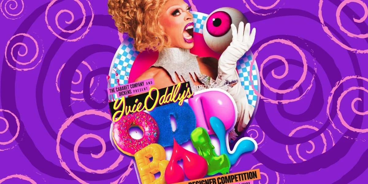 Yvie Oddly’s ODDBALL event poster
