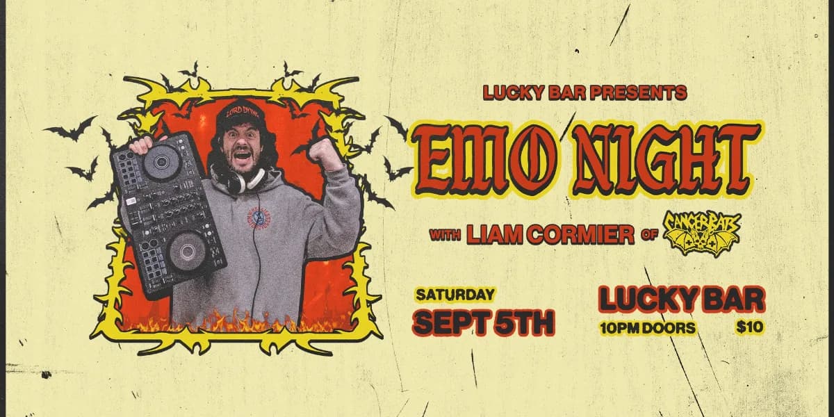 Emo Night event poster