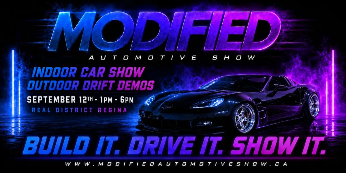 Modified Automotive Show event poster