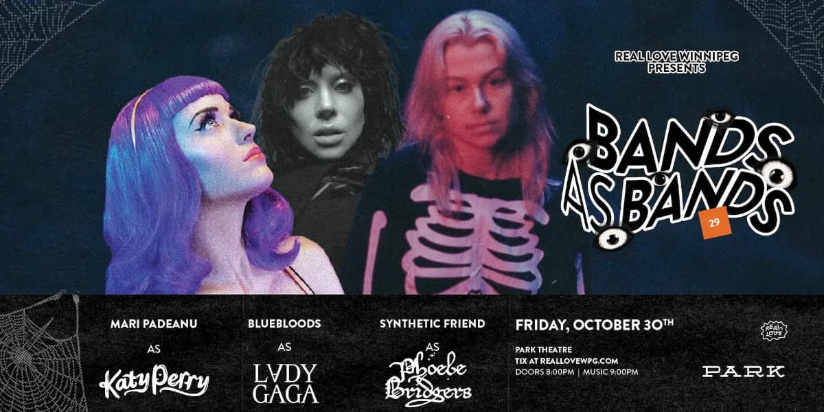 Bands as Bands 29 w/ Lady Gaga, Phoebe Bridgers & Katy Perry | Halloween Edition event poster