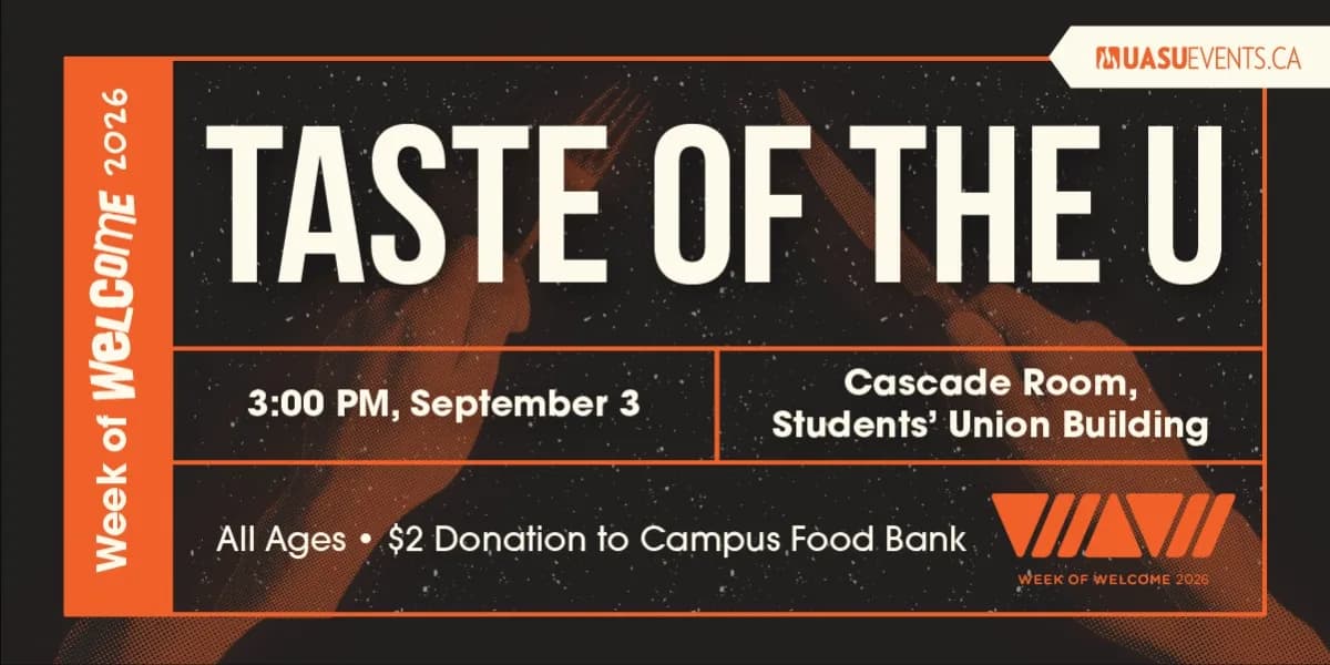 WOW 2026| Taste of the U event poster