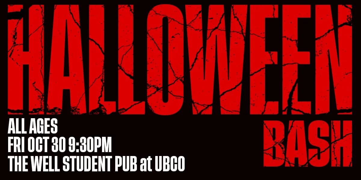 UBCO HALLOWEEN BASH (ALL AGES) event poster