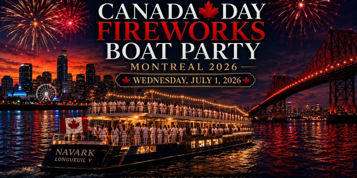 CANADA DAY FIREWORKS BOAT PARTY MONTREAL 2026