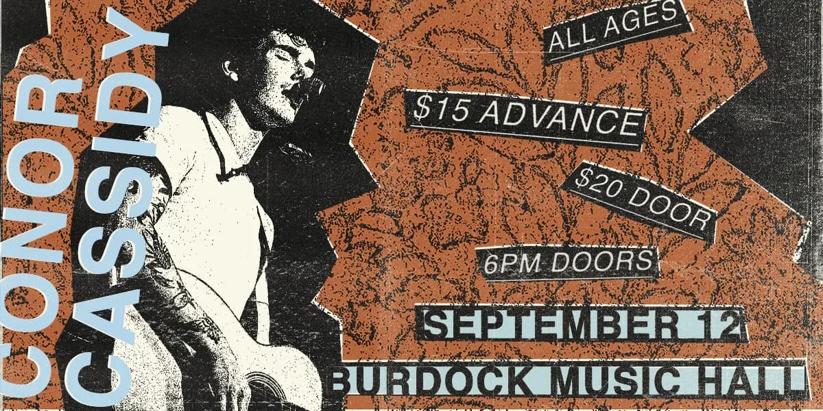 A Solo Evening with Conor Cassidy event poster