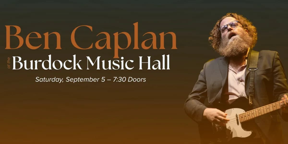 Ben Caplan event poster