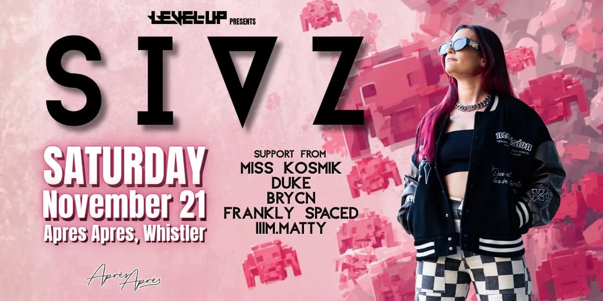 Level Up presents Sivz event poster