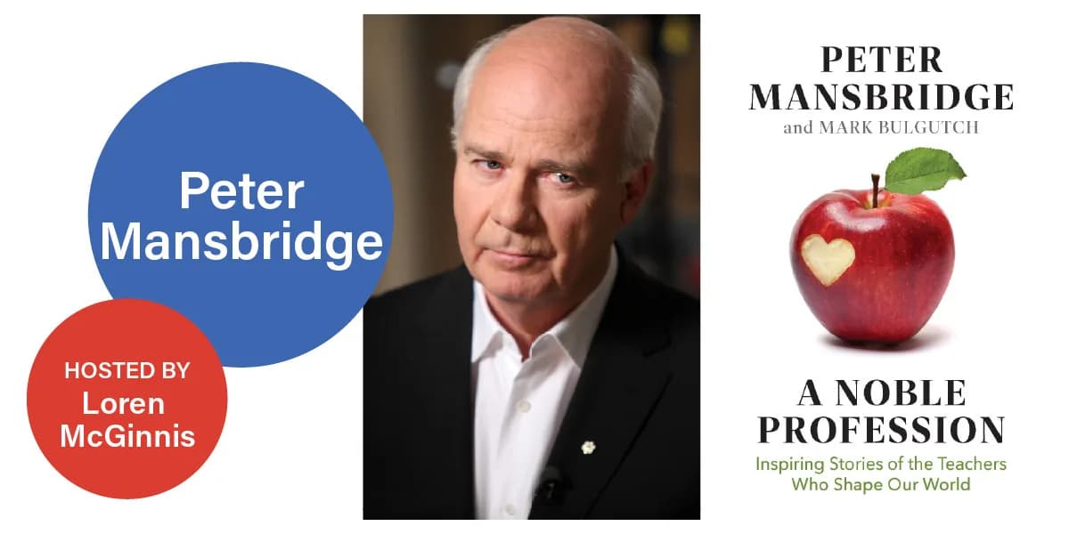 Wordfest presents Peter Mansbridge event poster