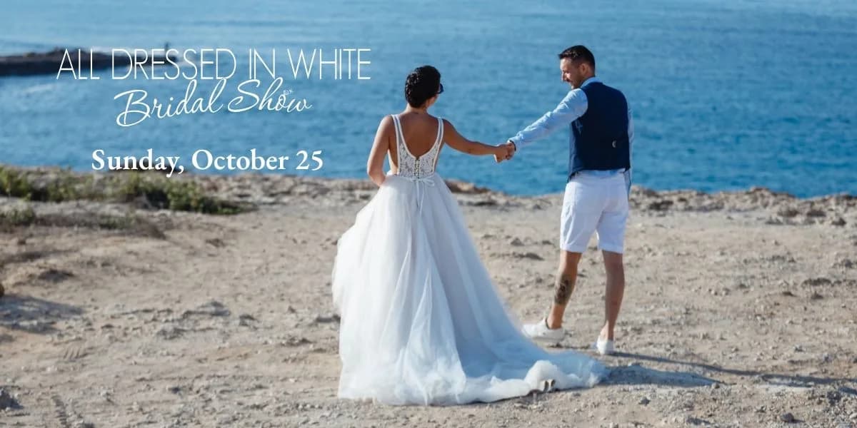 All Dressed in White Bridal Show event poster