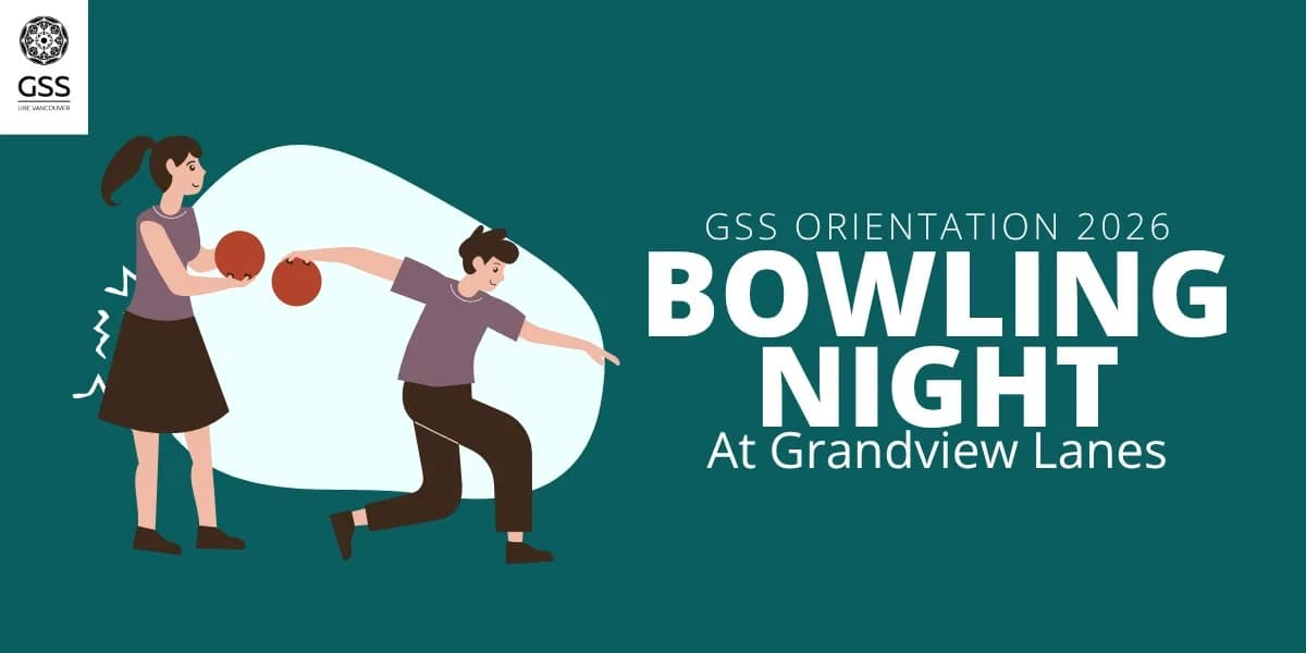 GSS Orientation 2026: Bowling Night event poster