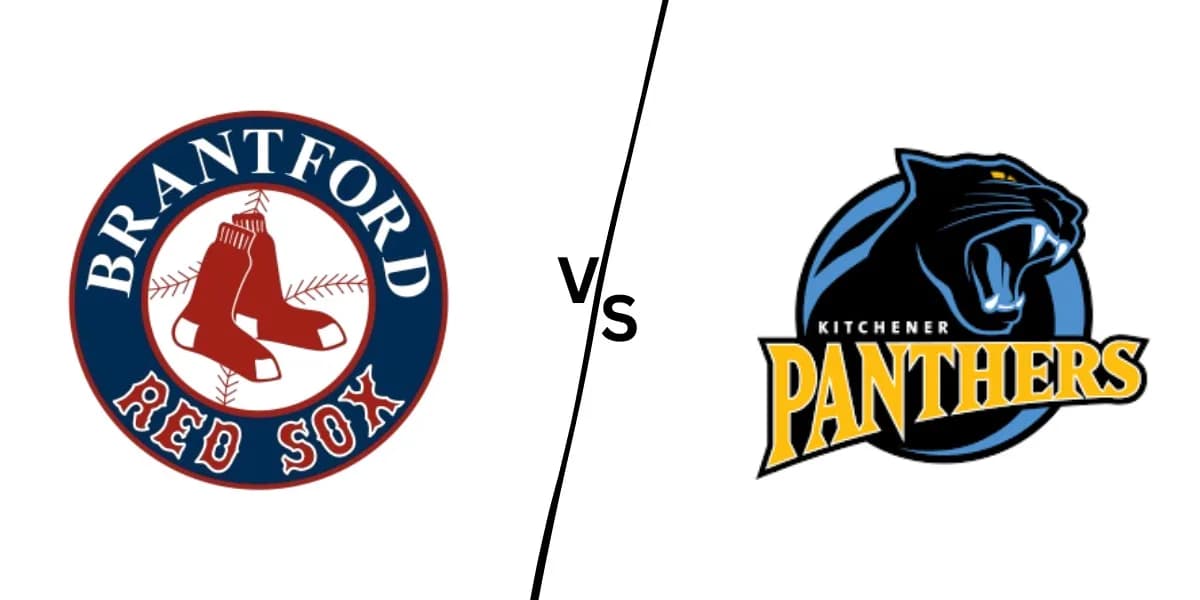 Brantford Red Sox VS Kitchener Panthers event poster