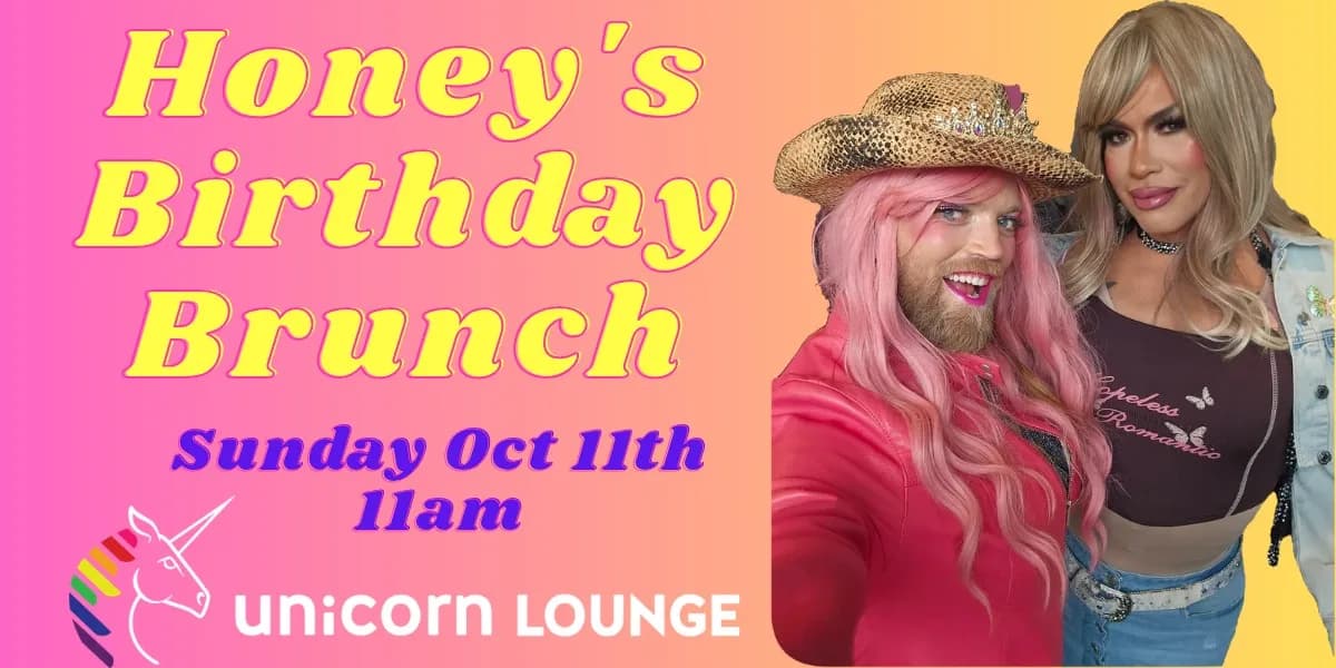 Honey's Birthday Brunch with Ella & Honey event poster