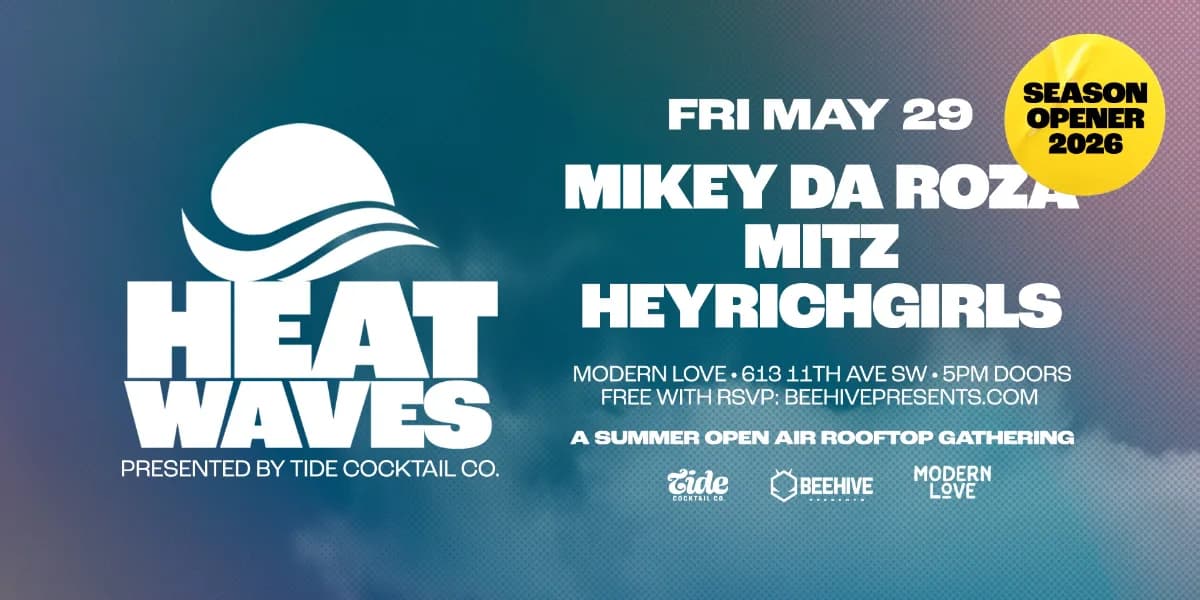 HEATWAVES • 05.29.26 event poster