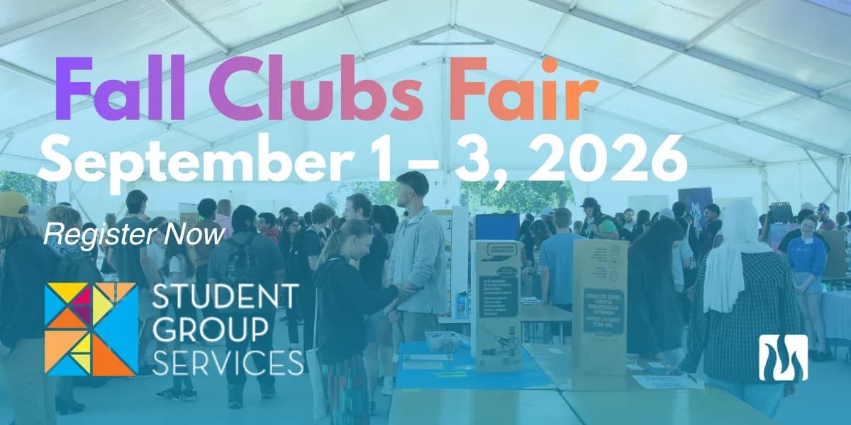 Clubs Fair Registration 2026 event poster