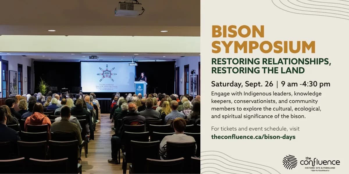 Bison Symposium event poster