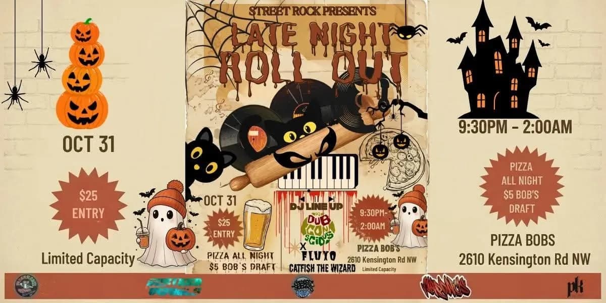 Street Rock Presents: The Halloween Roll Out event poster
