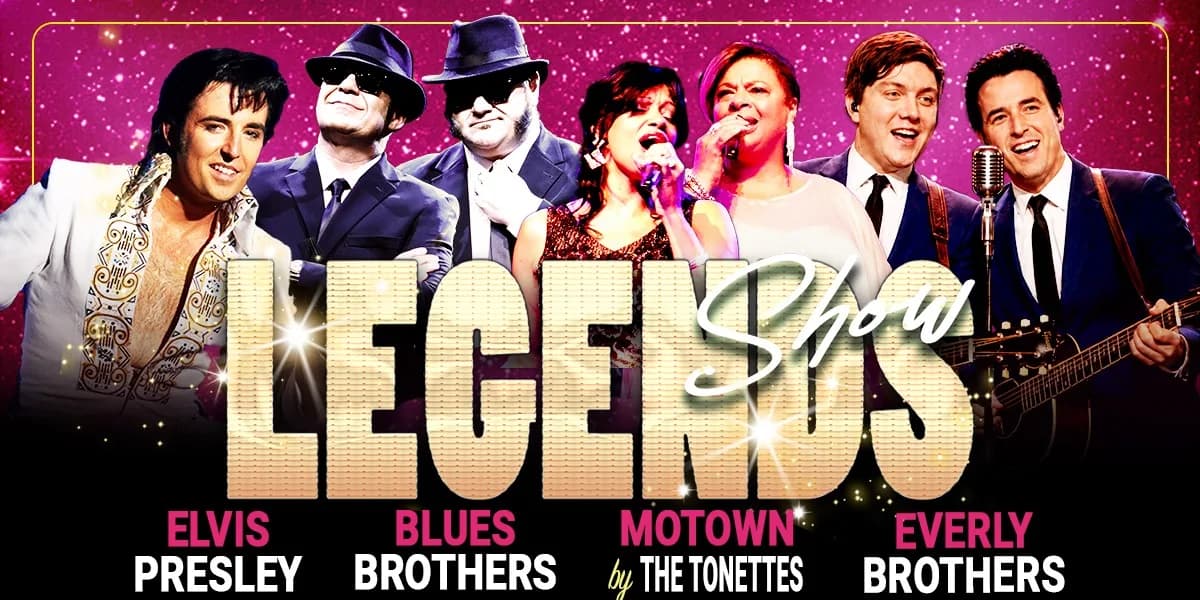 Legends Show: Tributes to Everly Brothers, Blues Brothers, Motown and Elvis event poster